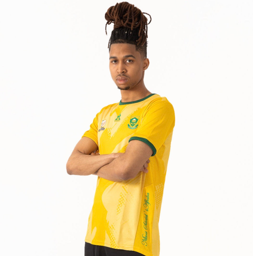 Le Coq Bafana Home Yellow Jersey- Mens